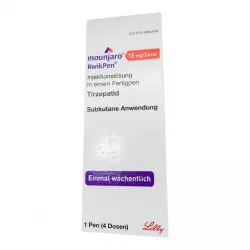 Мунджаро 15 мг / доза 4 дозы :: Тирзепатид Mounjaro KwikPen фото
